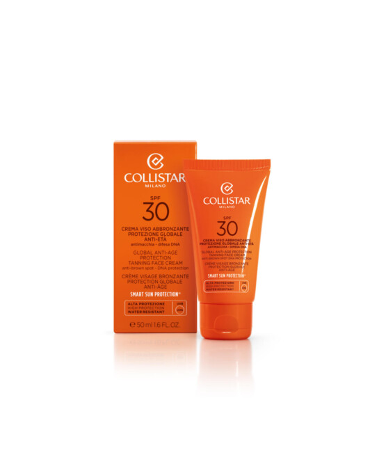 LINEA SOLARI -CREMA VISO ABBRONZANTE SPF 30 PROTEZIONE GLOBALE ANTI-ETA'