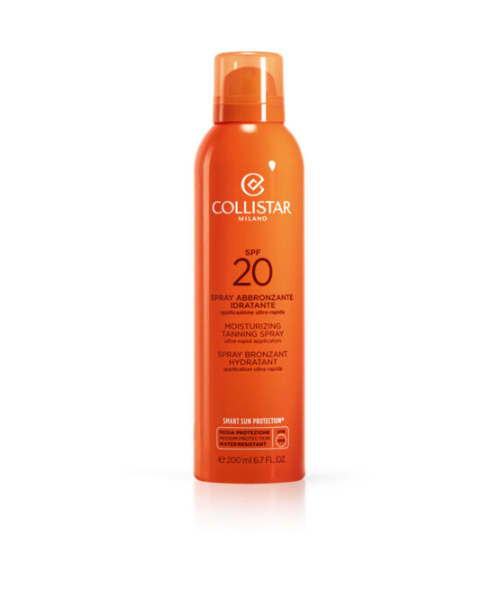 LINEA SOLARI - SPRAY ABBRONZANTE IDRATANTE SPF 20 APPLICAZIONE ULTRA-RAPIDA