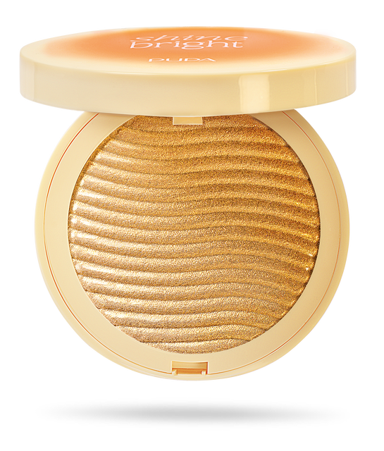 SHINE BRIGHT - SHIMMERING COMPACT FACE HIGHLIGHTER 001