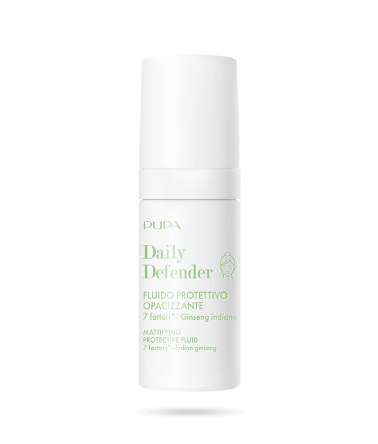 DAILY DEFENDER - FLUIDO PROTETTIVO OPACIZZATE 7 FATTORI  SPF 50 AL GINSENG INDIANO  001