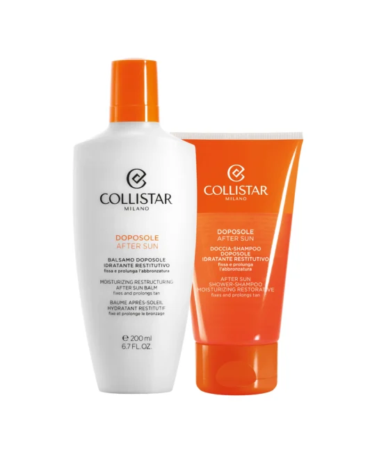 LINEA SOLARI - COFANETT DOPOSOLE BALSAMO IDRATANTE RESTITUTIVO 200 ML + DOCCIA-SHAMPOO DOPOSOLE