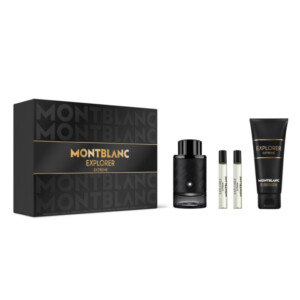 MONT BLANC EXPLORER EXTREME - COFANETTO PARFUM 100ML + 2 PARFUM 7,5 ML + GEL DOUCHE