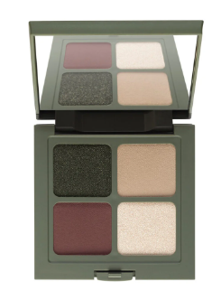 SHOWTIME SECRETS  PALETTE OCCHI - 209 VERDE PERLATO SCURO, BEIGE TAUPE, BURGUNDY CACAO, CHAMPAGNE LUMINOSO