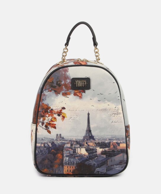 BORSA YES BAG - City Painted Zaino Donna PARIS VIEW
