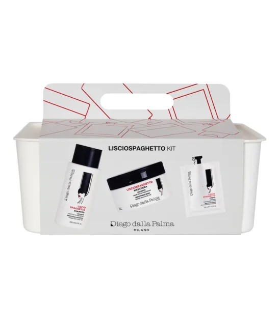 HAIR CARE LISCIO SPAGHETTO - KIT SHAMPOO LISCIANTE 250 ML + MASCHERA LISCIANTE 200 ML + CREMA LISCIANTE 30 ML