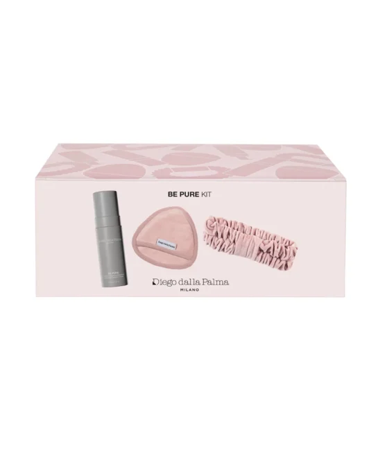 SKIN CARE BE PURE - KIT STRUCCATUTTO MOUSSE 150 ML+ FASCIA PER CAPELLI + PANNO-GUANTO STRUCCANTE