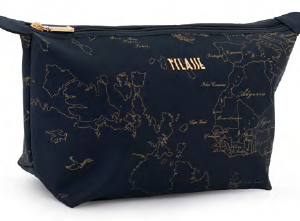 POCHETTE ALVIERO MARTINI - BEAUTY NECESSAIRE PICCOLO MIDNIGHT BLUE