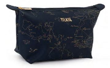 POCHETTE ALVIERO MARTINI - BEAUTY NECESSAIRE PICCOLO MIDNIGHT BLUE