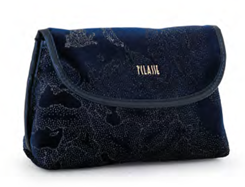 POCHETTE ALVIERO MARTINI - BEAUTY PICCOLO CON PATTA BLUE