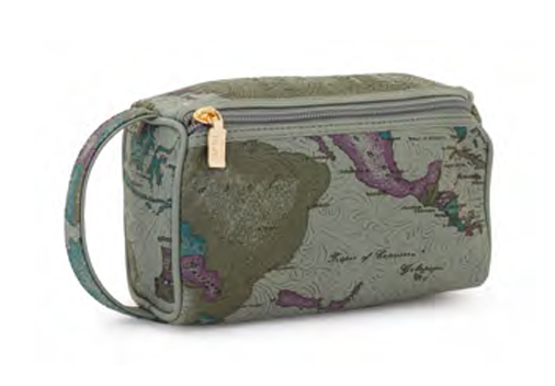 POCHETTE ALVIERO MARTINI - BEAUTY CON MANICHETTO FOREST GREEN