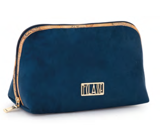 POCHETTE ALVIERO MARTINI - BEAUTY TRAPEZIO GRANDE BLUE DENIM