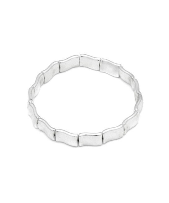 VESTOPAZZO - BRACCIALE ELASTICO RETTANGOLI ONDULATI