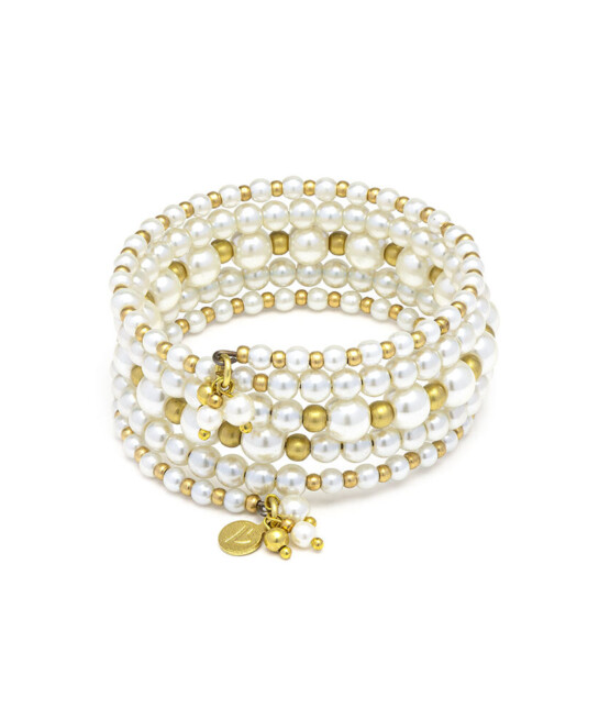 VESTOPAZZO - BRACCIALE PERLE MULTIGIRO