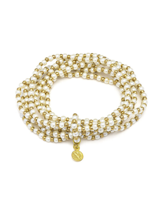 VESTOPAZZO - BRACCIALE PERLE MULTIFILI