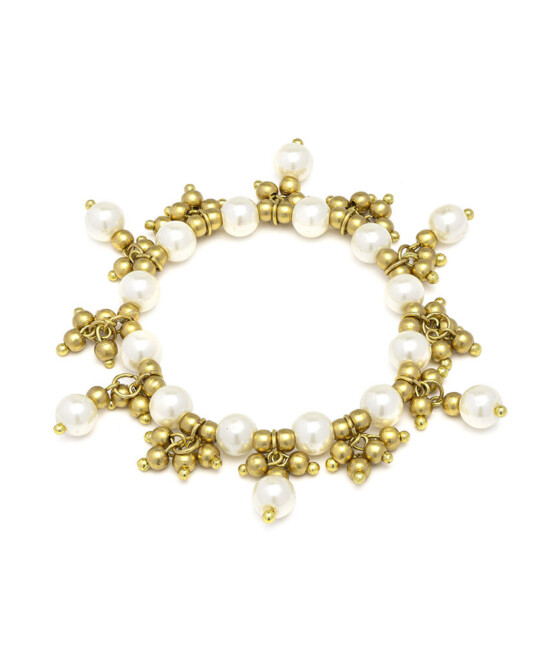 VESTOPAZZO - BRACCIALE PERLE E PERLINE