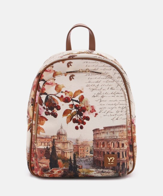 BORSA YES BAG -  Yes Bag Zaino Stampa Città DEAR ROME